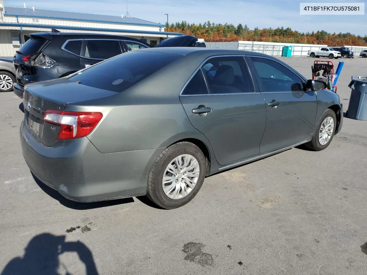 2012 Toyota Camry Base VIN: 4T1BF1FK7CU575081 Lot: 77259544