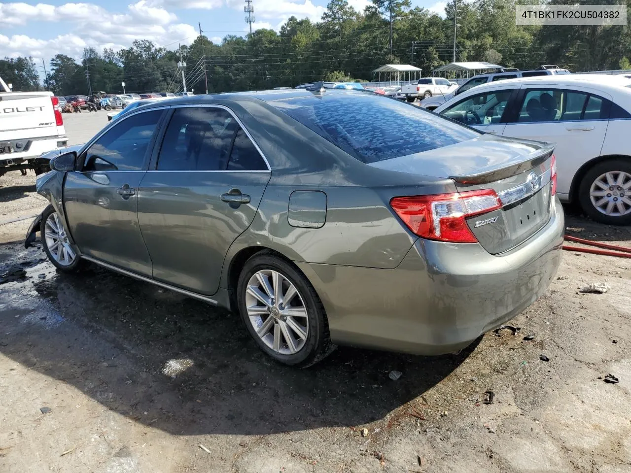 2012 Toyota Camry Se VIN: 4T1BK1FK2CU504382 Lot: 77304594