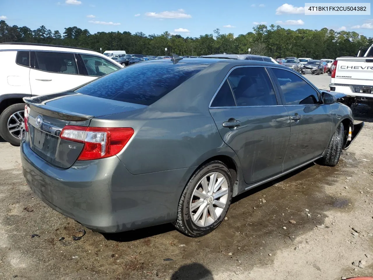 2012 Toyota Camry Se VIN: 4T1BK1FK2CU504382 Lot: 77304594