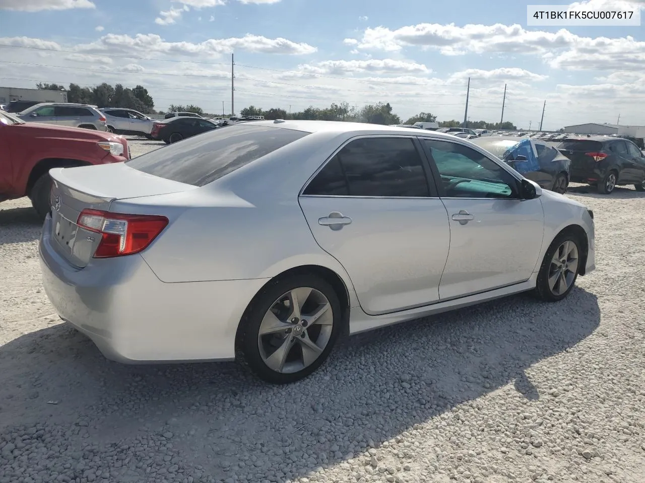 2012 Toyota Camry Se VIN: 4T1BK1FK5CU007617 Lot: 77349454