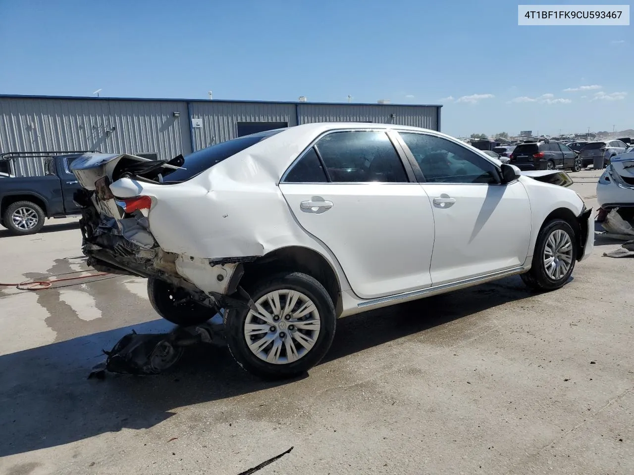 2012 Toyota Camry Base VIN: 4T1BF1FK9CU593467 Lot: 77362934