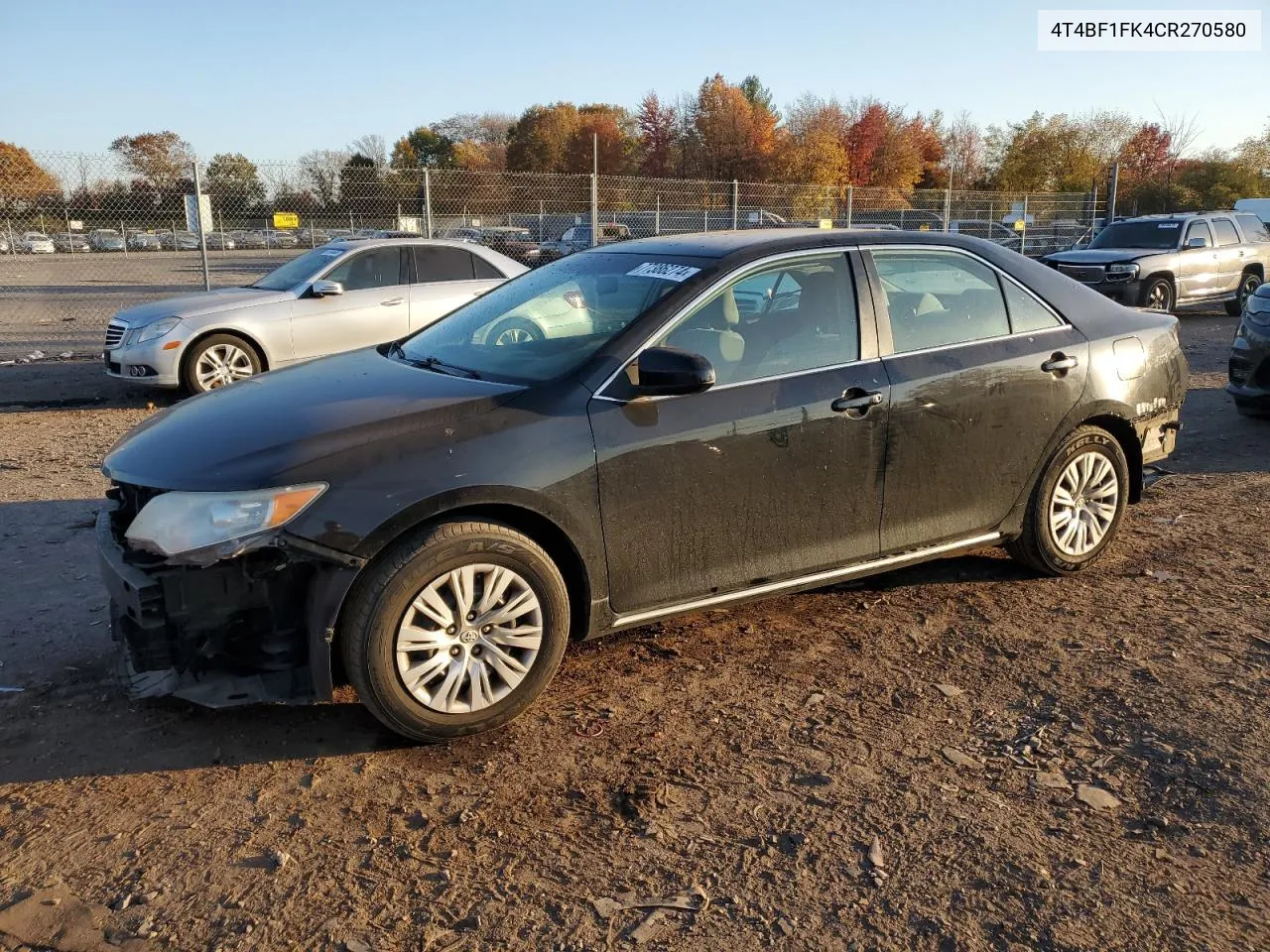 4T4BF1FK4CR270580 2012 Toyota Camry Base