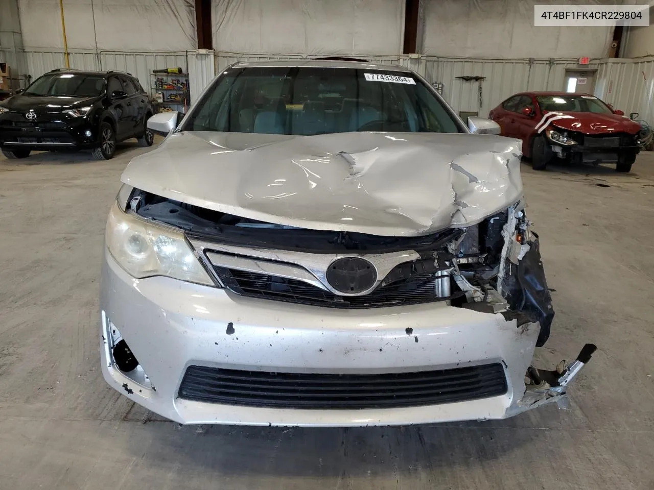 2012 Toyota Camry Base VIN: 4T4BF1FK4CR229804 Lot: 77433364