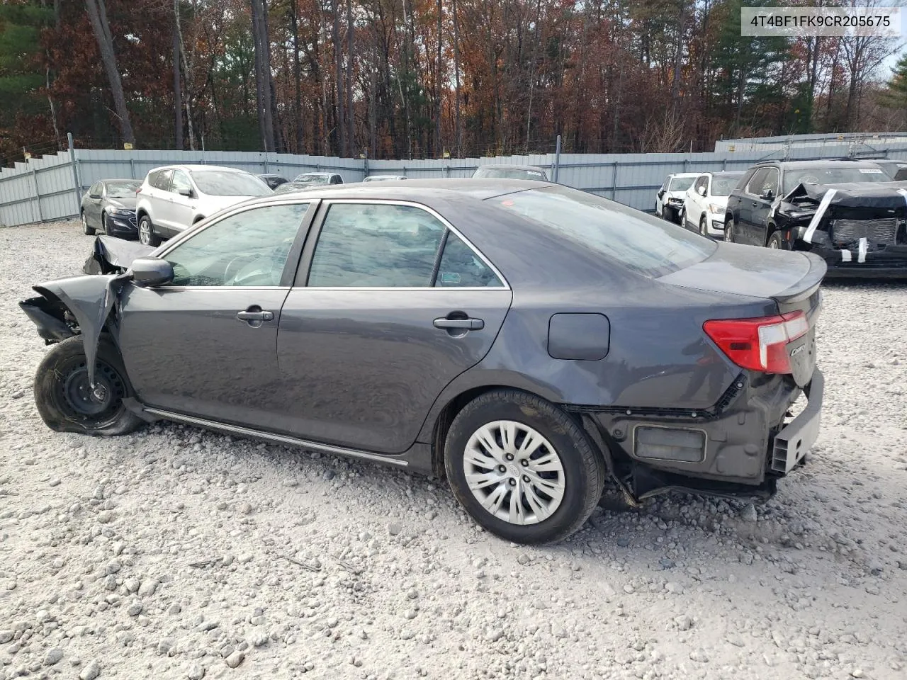 2012 Toyota Camry Base VIN: 4T4BF1FK9CR205675 Lot: 77520214