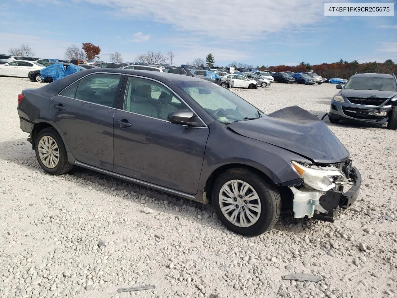 2012 Toyota Camry Base VIN: 4T4BF1FK9CR205675 Lot: 77520214