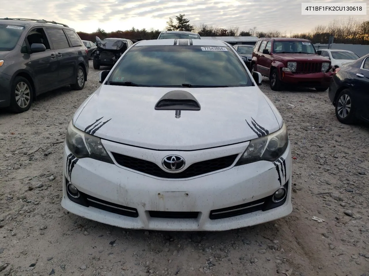 2012 Toyota Camry Base VIN: 4T1BF1FK2CU130618 Lot: 77543804