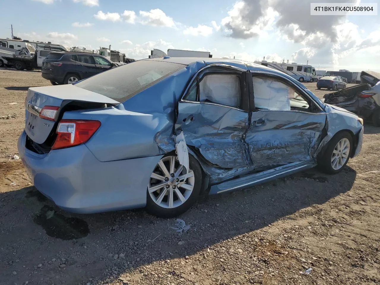 2012 Toyota Camry Se VIN: 4T1BK1FK4CU508904 Lot: 77593864