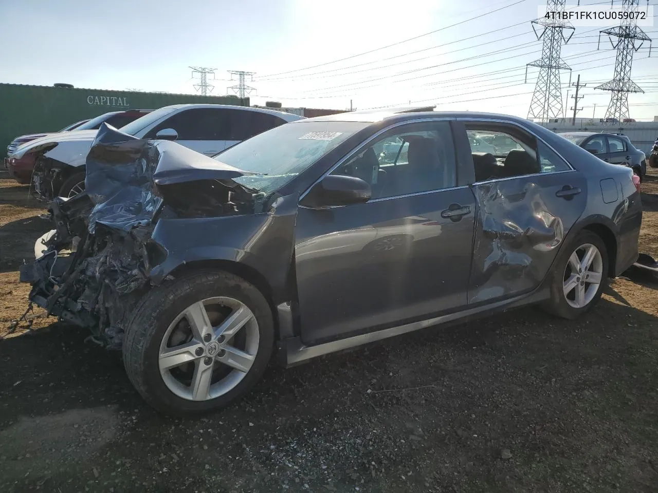 2012 Toyota Camry Base VIN: 4T1BF1FK1CU059072 Lot: 77597954