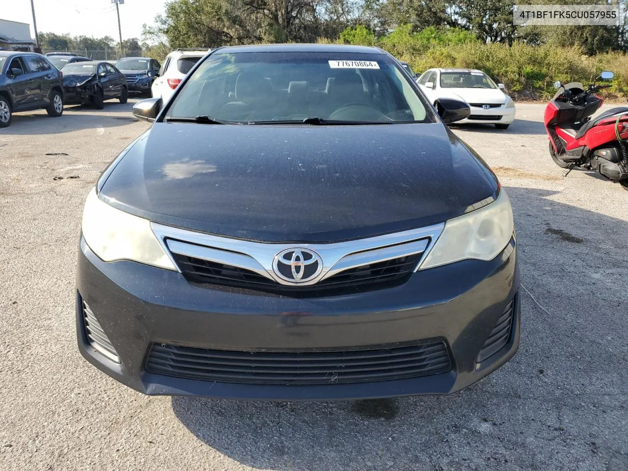 2012 Toyota Camry Base VIN: 4T1BF1FK5CU057955 Lot: 77670864