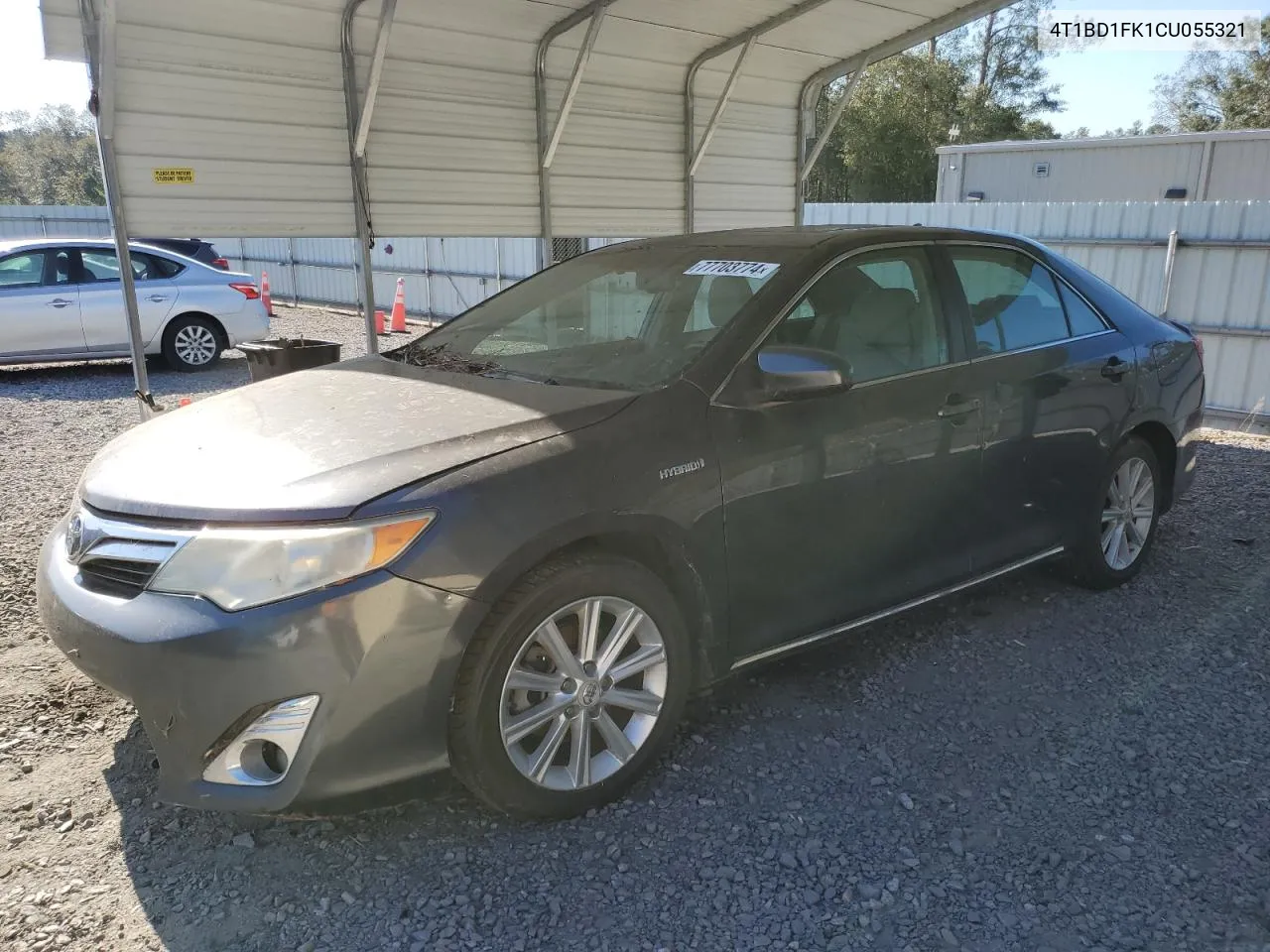 2012 Toyota Camry Hybrid VIN: 4T1BD1FK1CU055321 Lot: 77703774