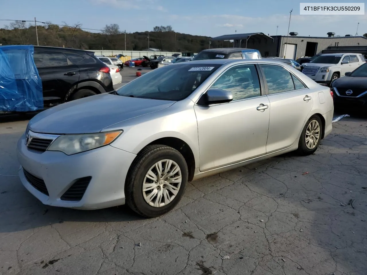 2012 Toyota Camry Base VIN: 4T1BF1FK3CU550209 Lot: 77712804