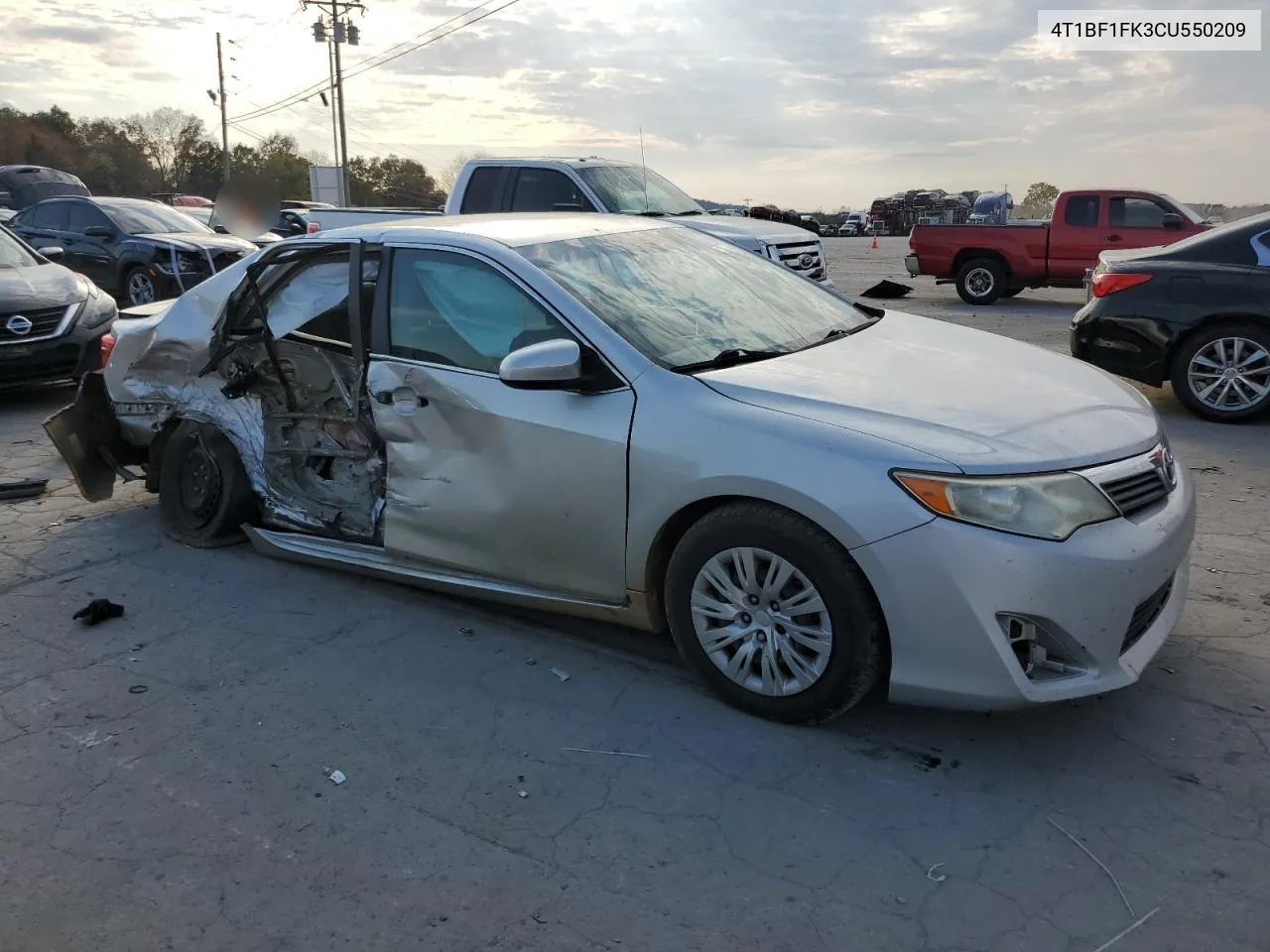 2012 Toyota Camry Base VIN: 4T1BF1FK3CU550209 Lot: 77712804