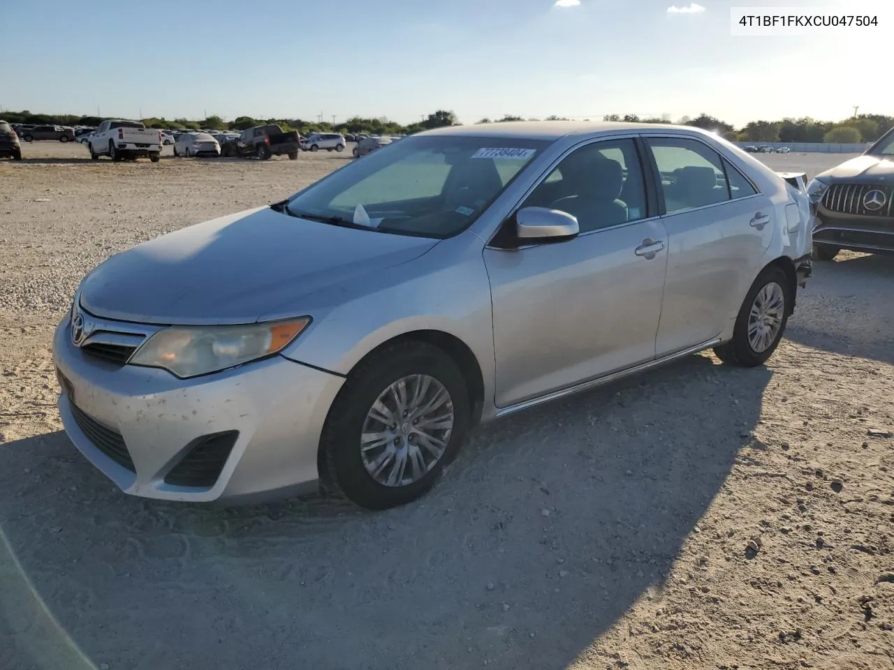 2012 Toyota Camry Base VIN: 4T1BF1FKXCU047504 Lot: 77738404