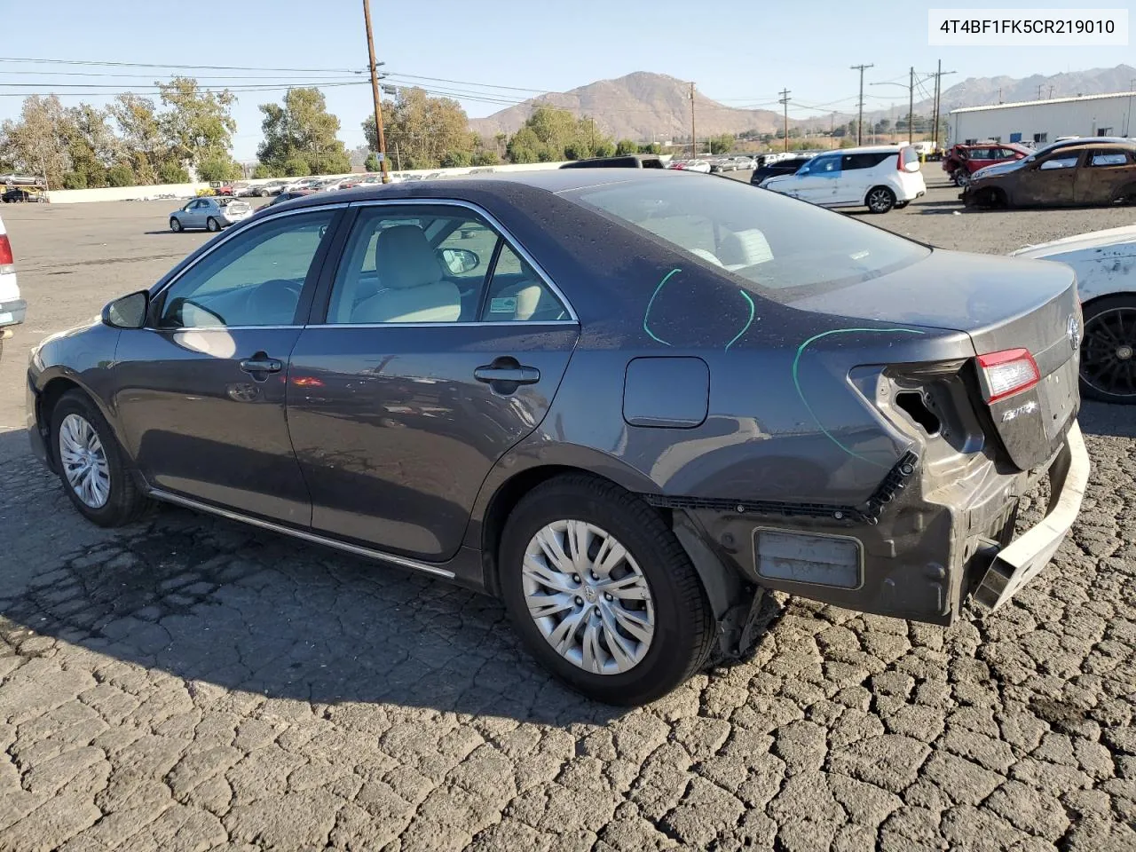 2012 Toyota Camry Base VIN: 4T4BF1FK5CR219010 Lot: 77875914