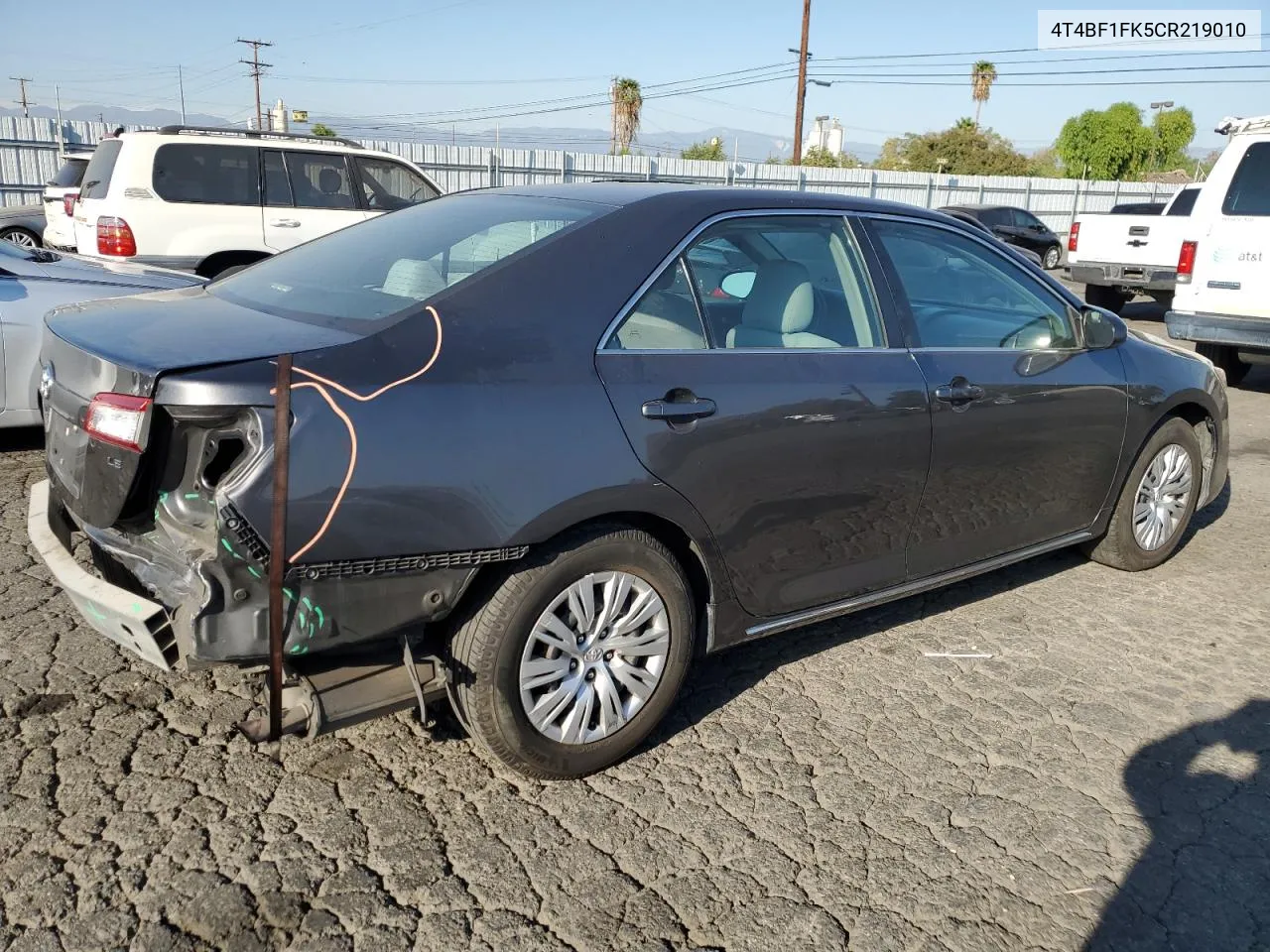 2012 Toyota Camry Base VIN: 4T4BF1FK5CR219010 Lot: 77875914