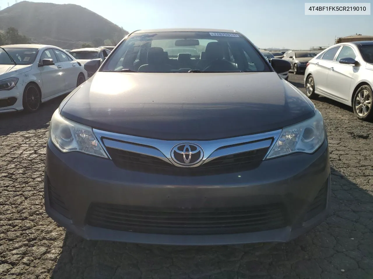 2012 Toyota Camry Base VIN: 4T4BF1FK5CR219010 Lot: 77875914