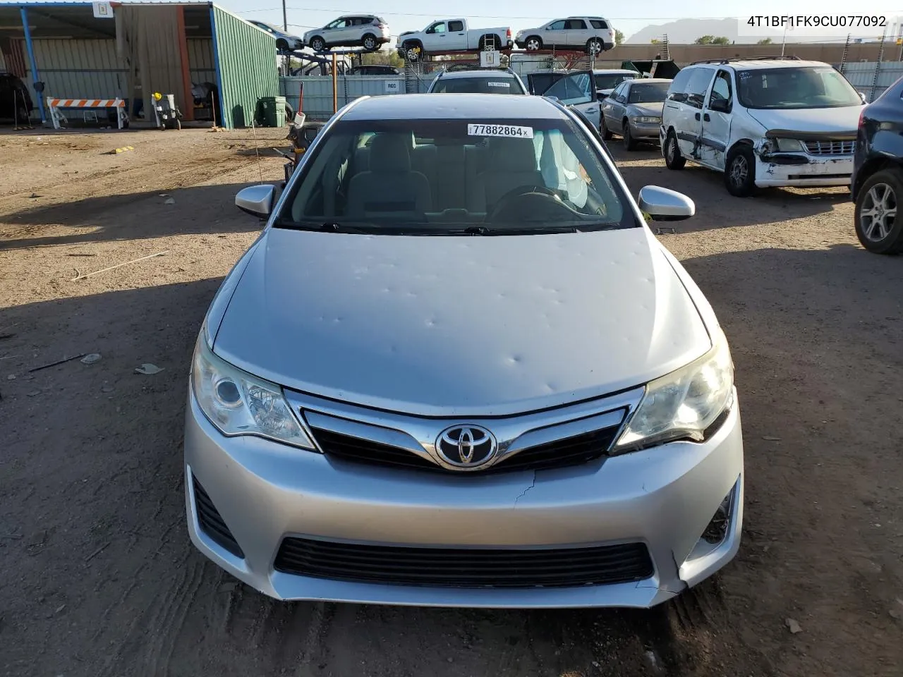 2012 Toyota Camry Base VIN: 4T1BF1FK9CU077092 Lot: 77882864