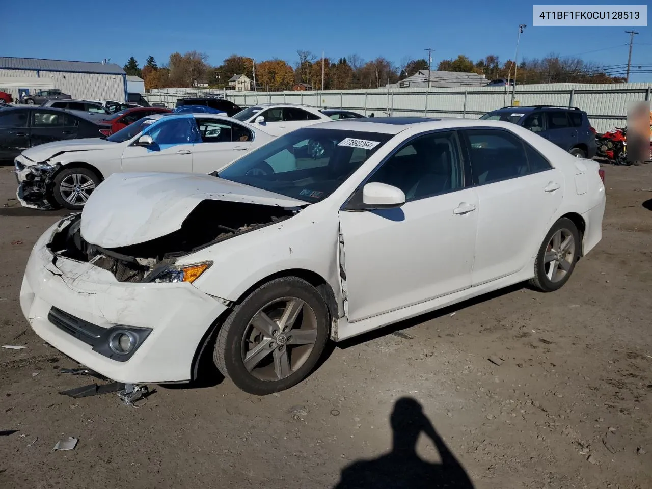 2012 Toyota Camry Base VIN: 4T1BF1FK0CU128513 Lot: 77892264