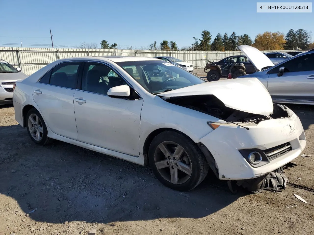 2012 Toyota Camry Base VIN: 4T1BF1FK0CU128513 Lot: 77892264