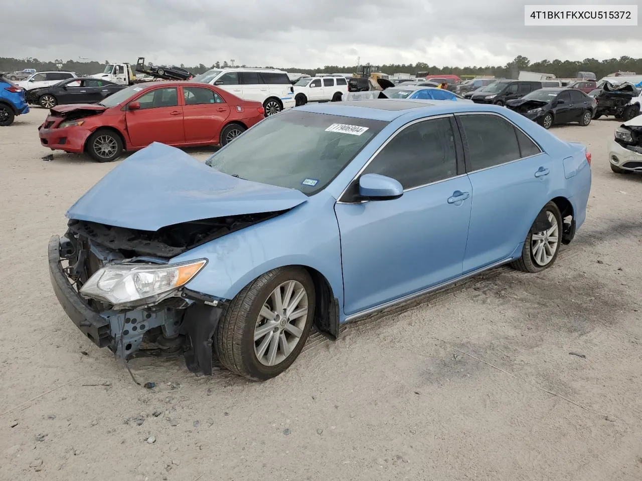 2012 Toyota Camry Se VIN: 4T1BK1FKXCU515372 Lot: 77906904