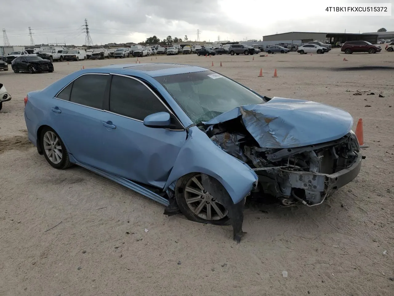 2012 Toyota Camry Se VIN: 4T1BK1FKXCU515372 Lot: 77906904