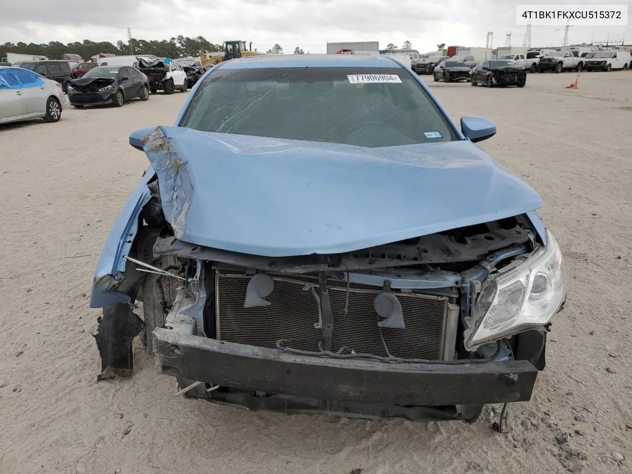 2012 Toyota Camry Se VIN: 4T1BK1FKXCU515372 Lot: 77906904