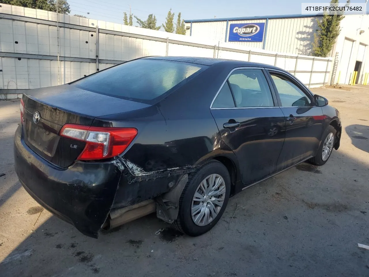 2012 Toyota Camry Base VIN: 4T1BF1FK2CU176482 Lot: 77909444