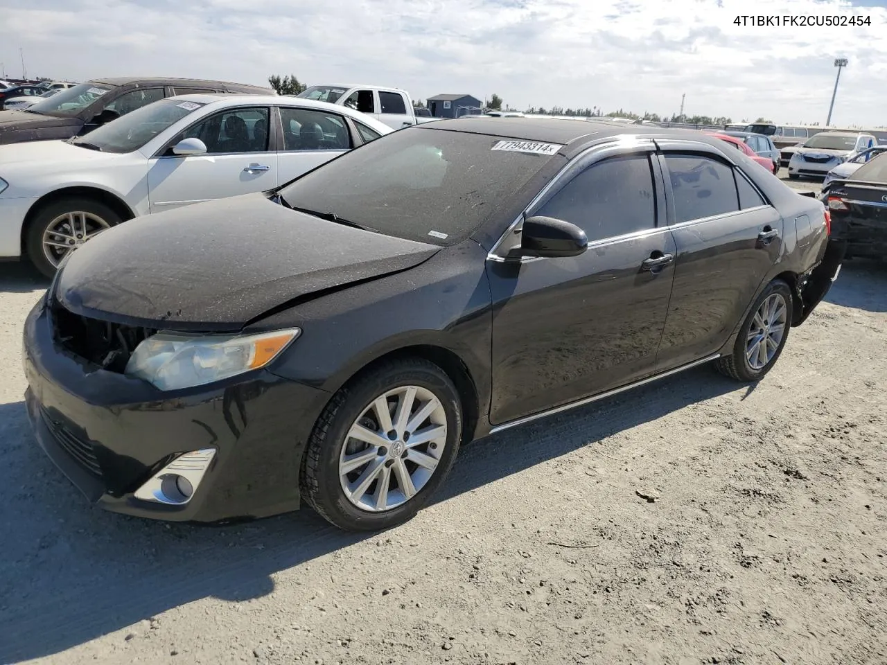 2012 Toyota Camry Se VIN: 4T1BK1FK2CU502454 Lot: 77943314