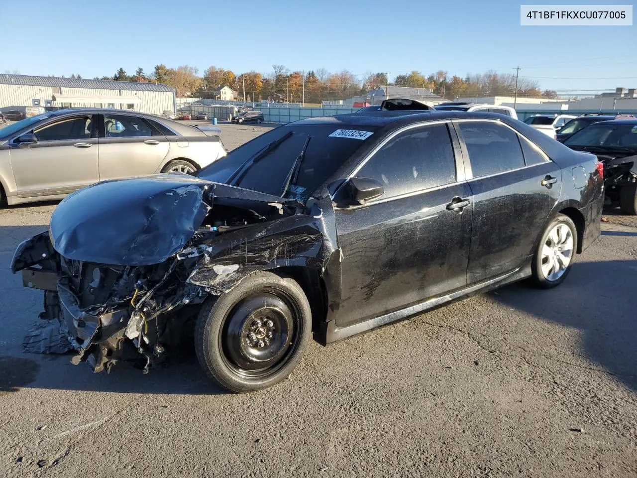 2012 Toyota Camry Base VIN: 4T1BF1FKXCU077005 Lot: 78023254