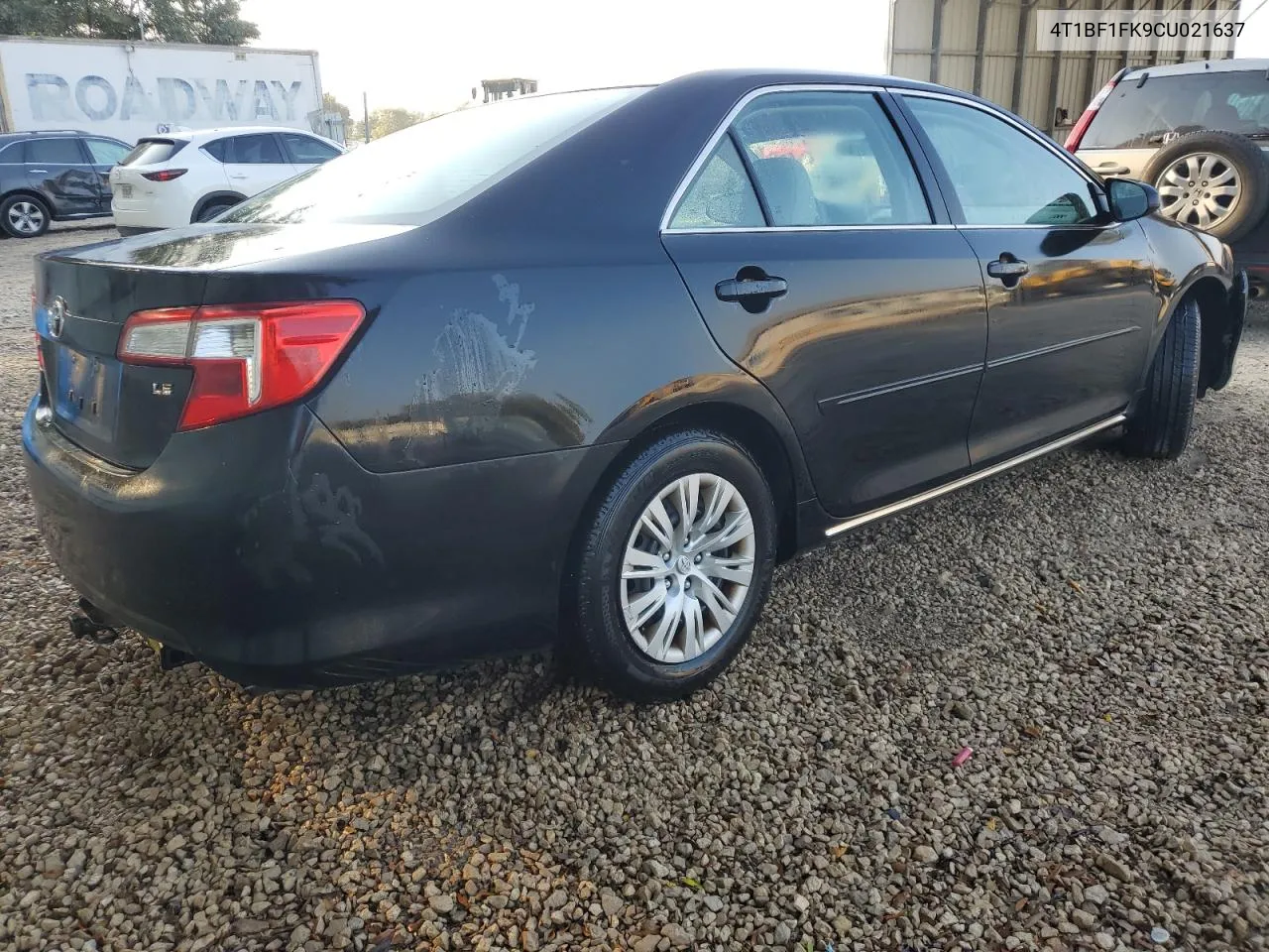 2012 Toyota Camry Base VIN: 4T1BF1FK9CU021637 Lot: 78071864