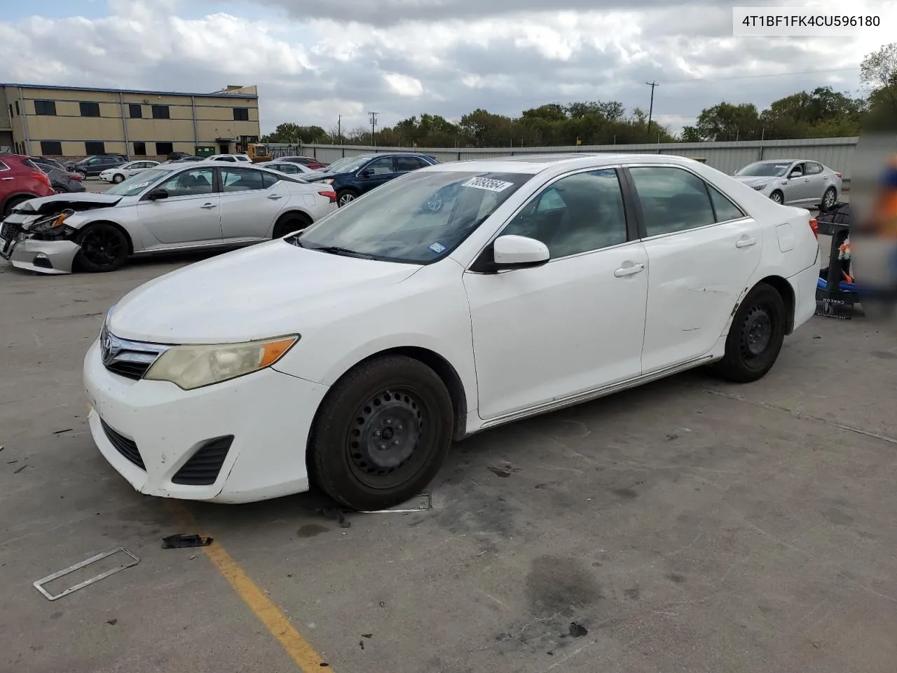 2012 Toyota Camry Base VIN: 4T1BF1FK4CU596180 Lot: 78093564