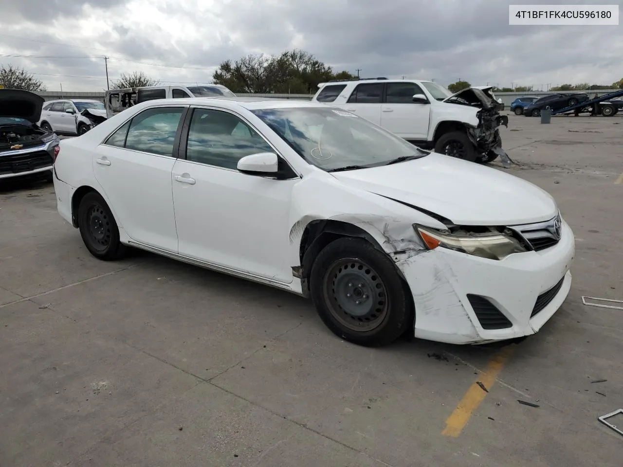 2012 Toyota Camry Base VIN: 4T1BF1FK4CU596180 Lot: 78093564