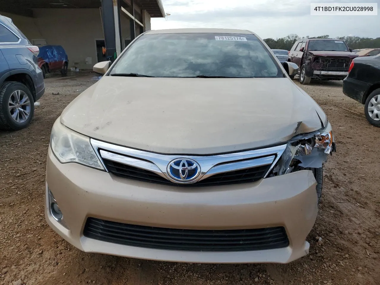 2012 Toyota Camry Hybrid VIN: 4T1BD1FK2CU028998 Lot: 78125174