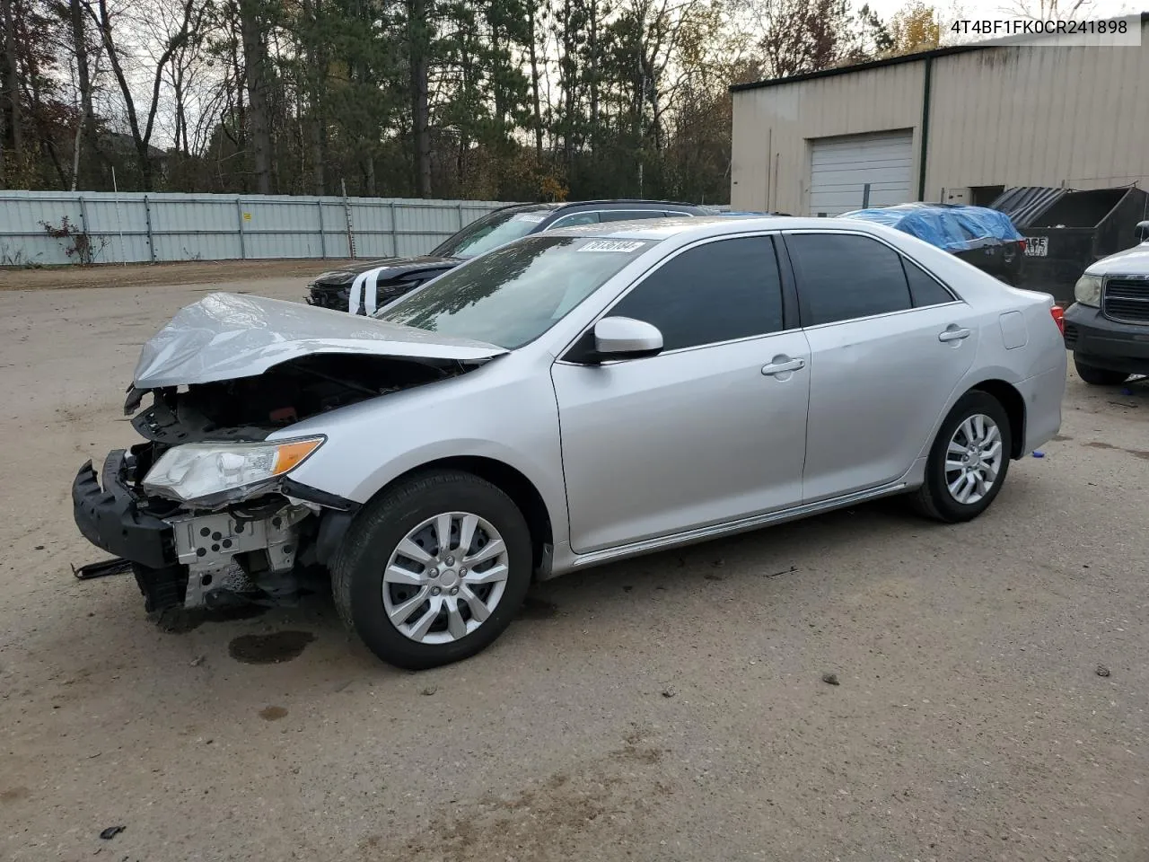 2012 Toyota Camry Base VIN: 4T4BF1FK0CR241898 Lot: 78136184