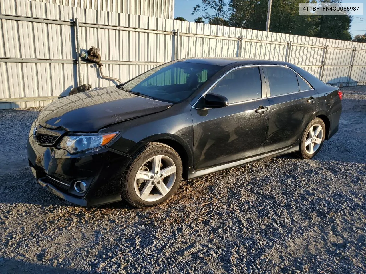 2012 Toyota Camry Base VIN: 4T1BF1FK4CU085987 Lot: 78162784