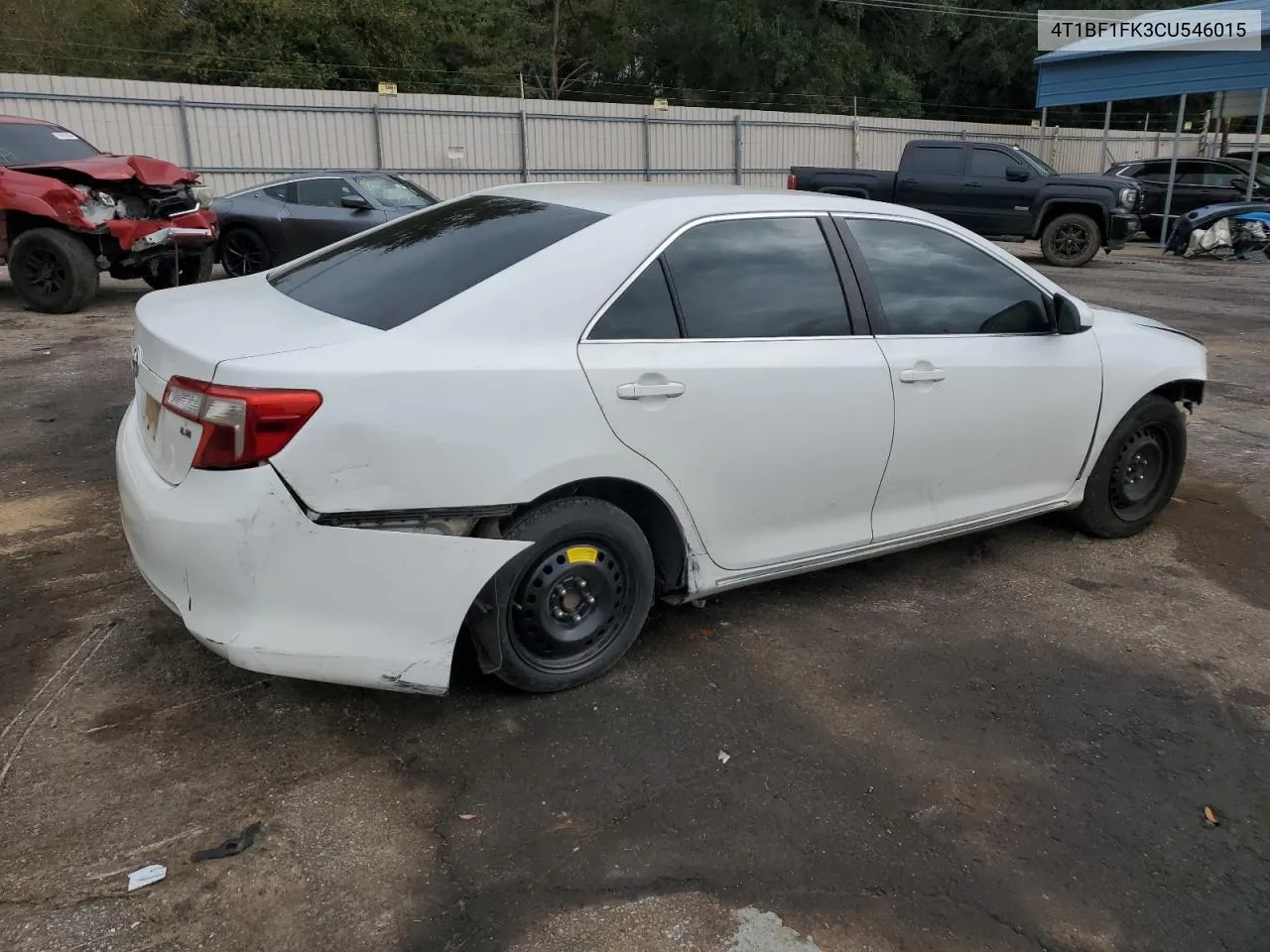 2012 Toyota Camry Base VIN: 4T1BF1FK3CU546015 Lot: 78166064