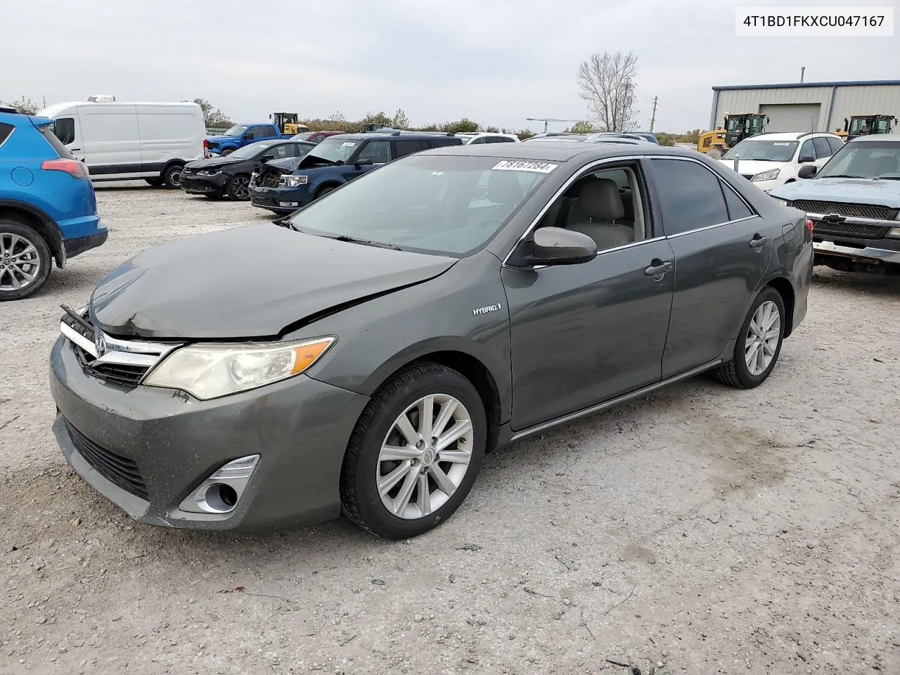 2012 Toyota Camry Hybrid VIN: 4T1BD1FKXCU047167 Lot: 78167284