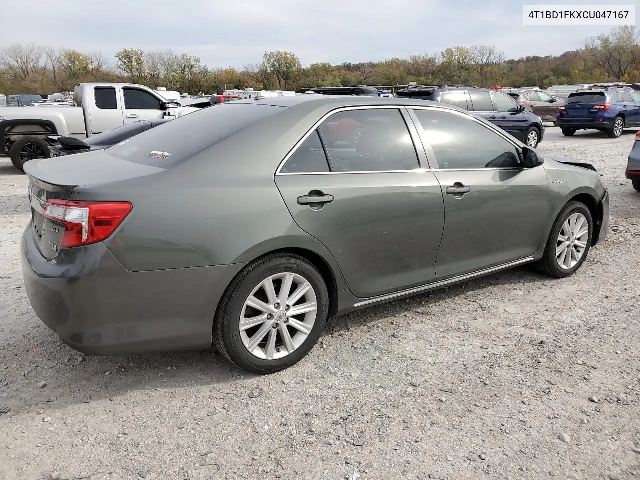 2012 Toyota Camry Hybrid VIN: 4T1BD1FKXCU047167 Lot: 78167284