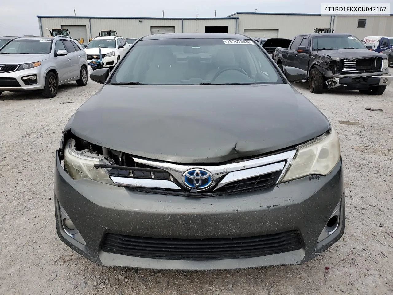 2012 Toyota Camry Hybrid VIN: 4T1BD1FKXCU047167 Lot: 78167284