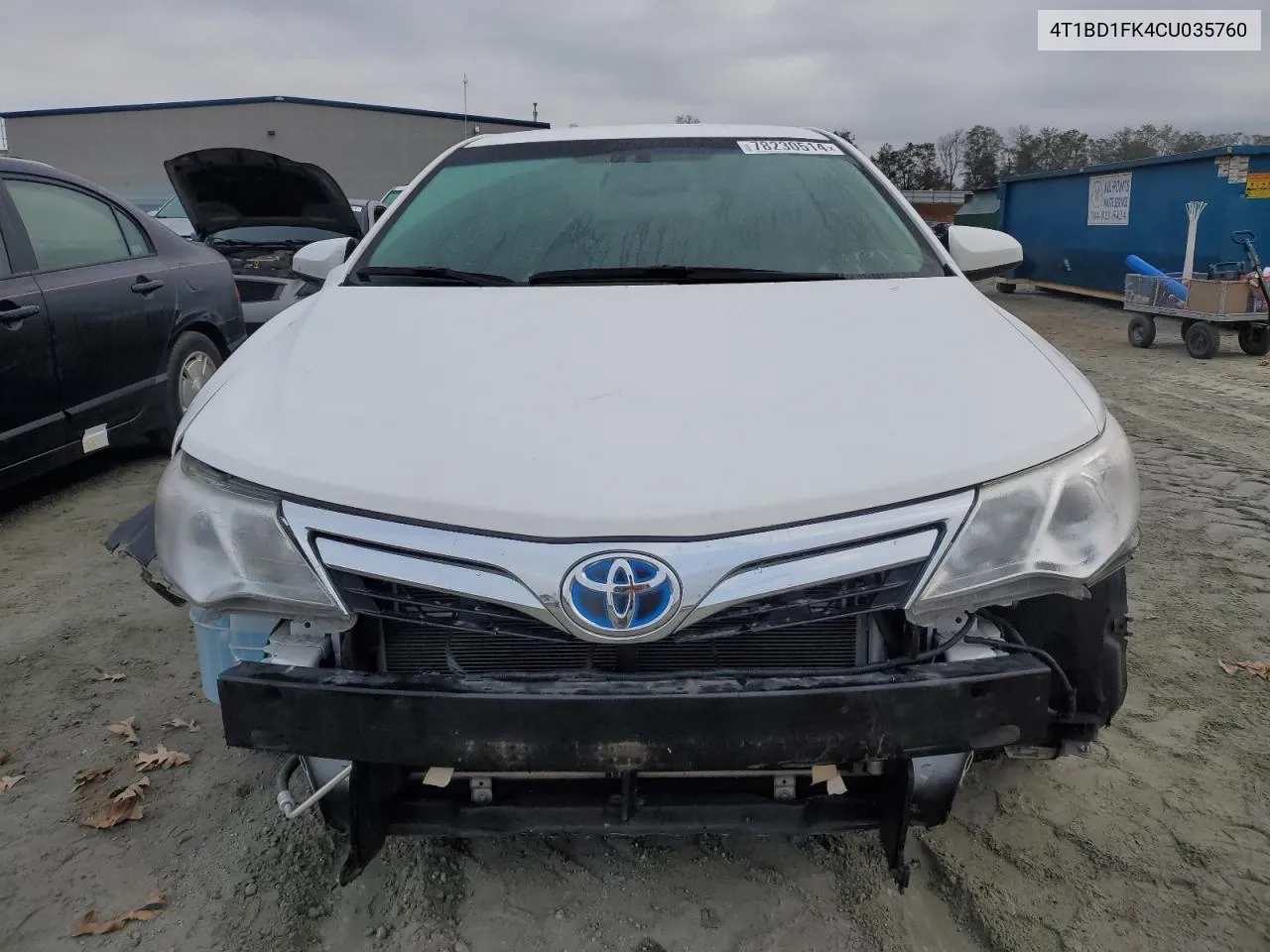 4T1BD1FK4CU035760 2012 Toyota Camry Hybrid