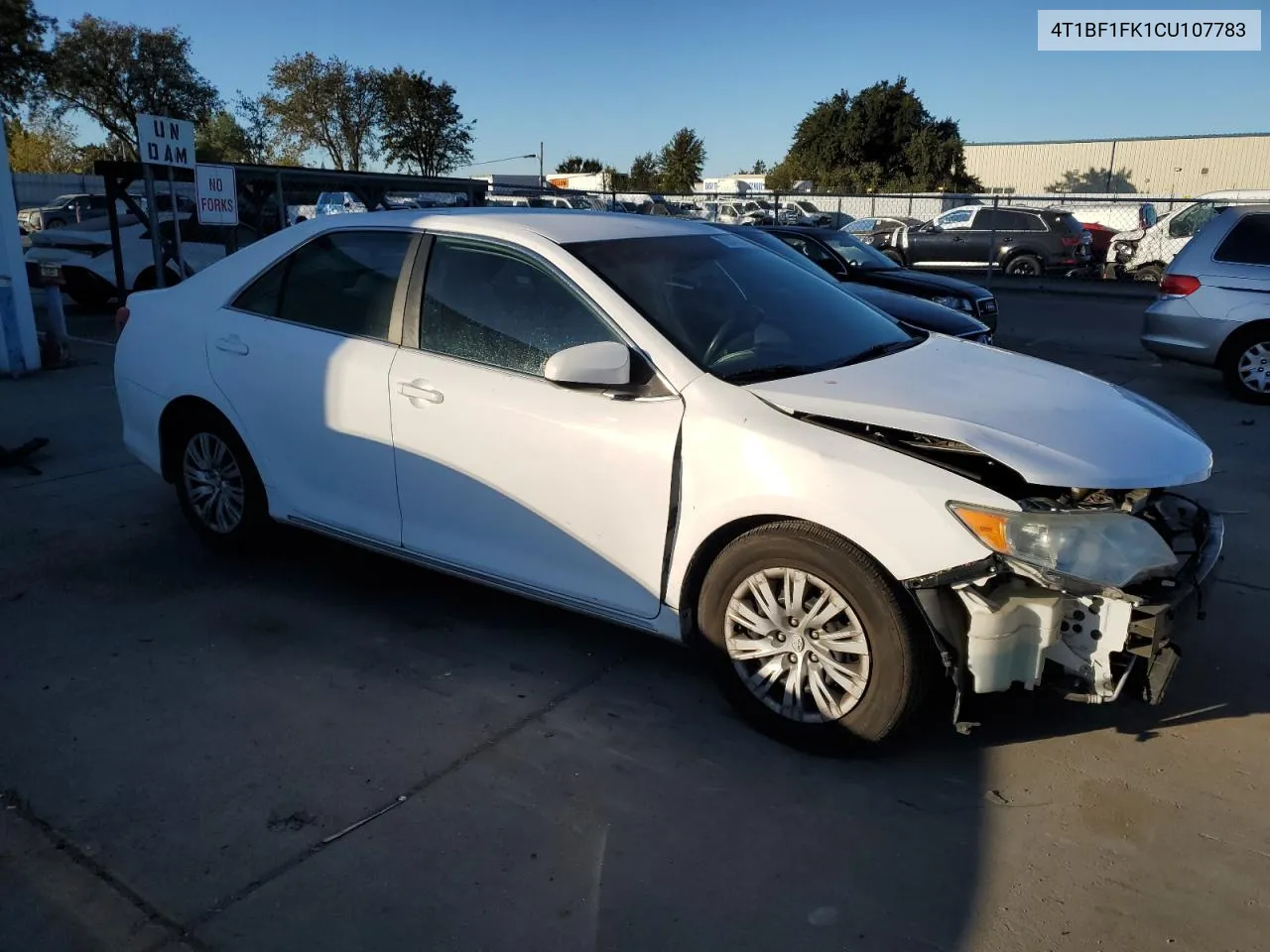 2012 Toyota Camry Base VIN: 4T1BF1FK1CU107783 Lot: 78243324