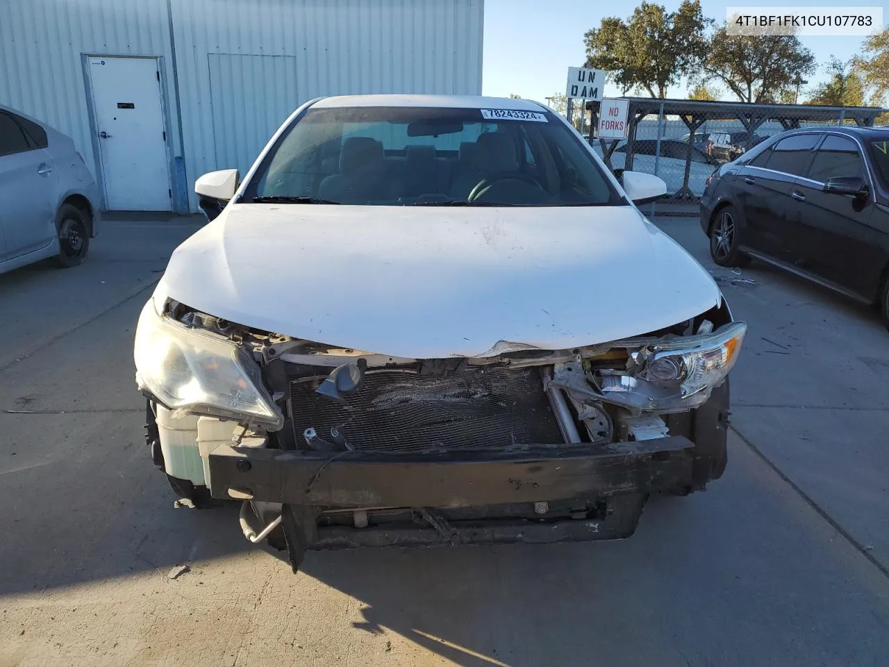 2012 Toyota Camry Base VIN: 4T1BF1FK1CU107783 Lot: 78243324