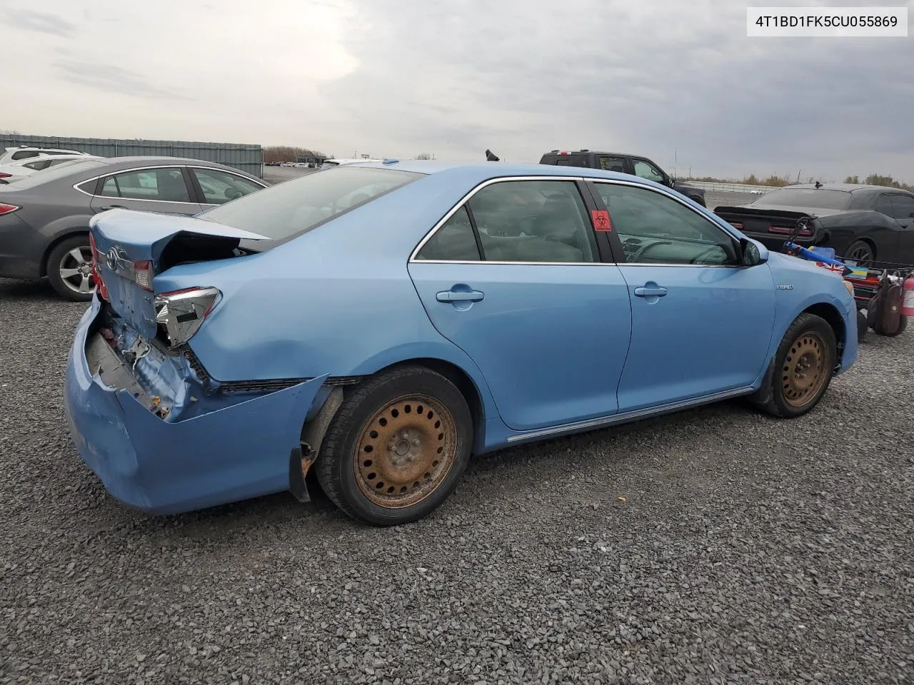 2012 Toyota Camry Hybrid VIN: 4T1BD1FK5CU055869 Lot: 78244154