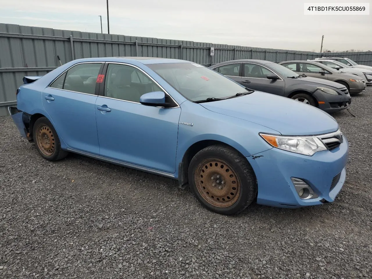 2012 Toyota Camry Hybrid VIN: 4T1BD1FK5CU055869 Lot: 78244154