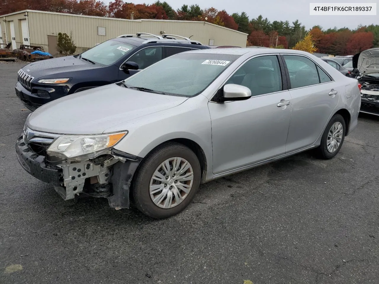 2012 Toyota Camry Base VIN: 4T4BF1FK6CR189337 Lot: 78260644