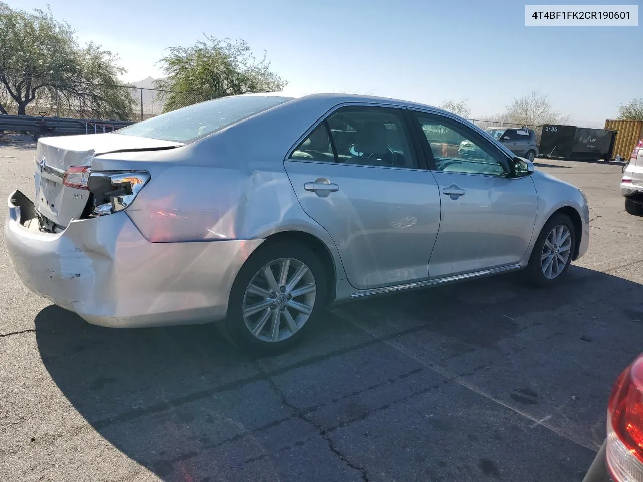 2012 Toyota Camry Base VIN: 4T4BF1FK2CR190601 Lot: 78275294