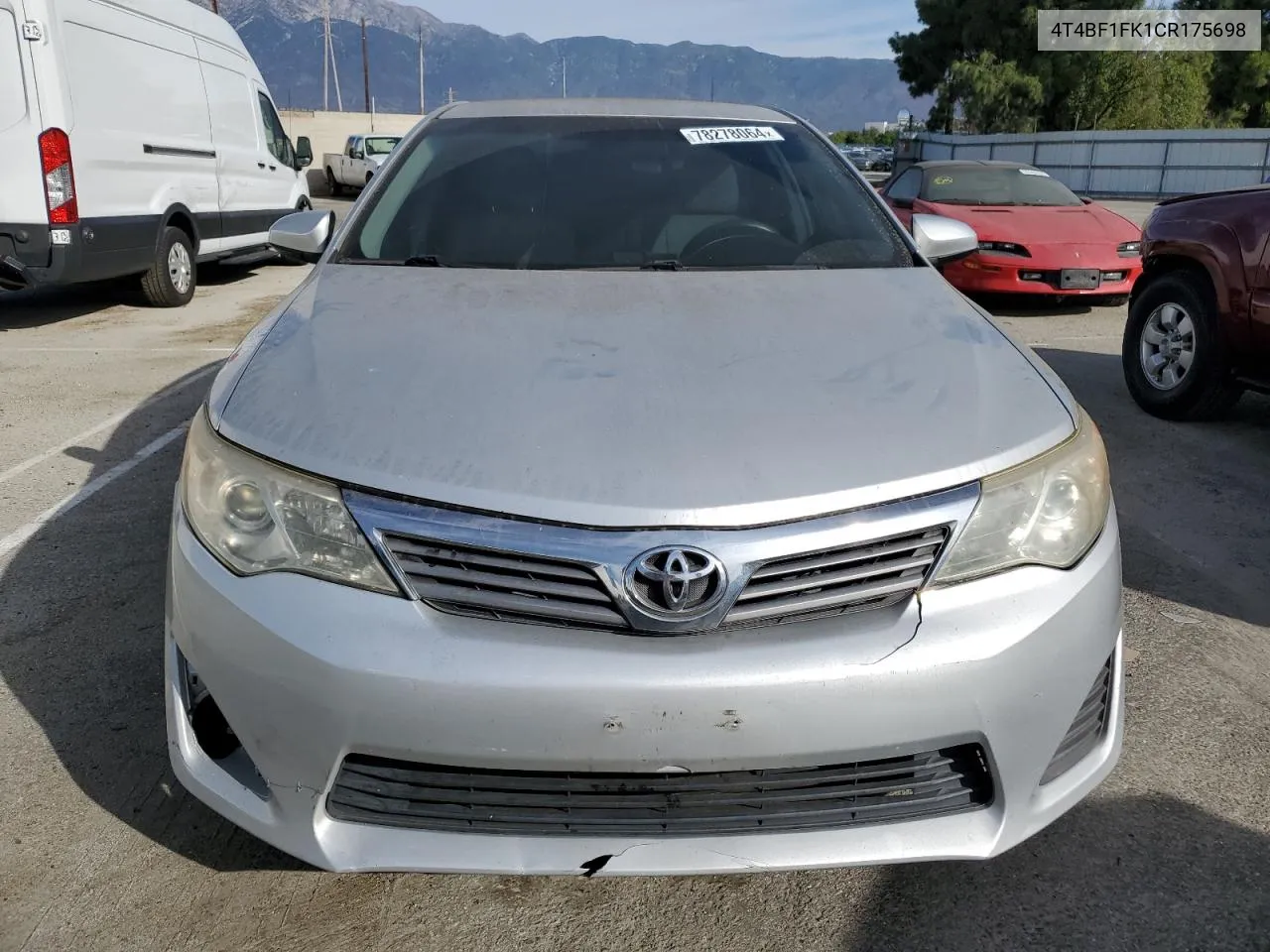 4T4BF1FK1CR175698 2012 Toyota Camry Base