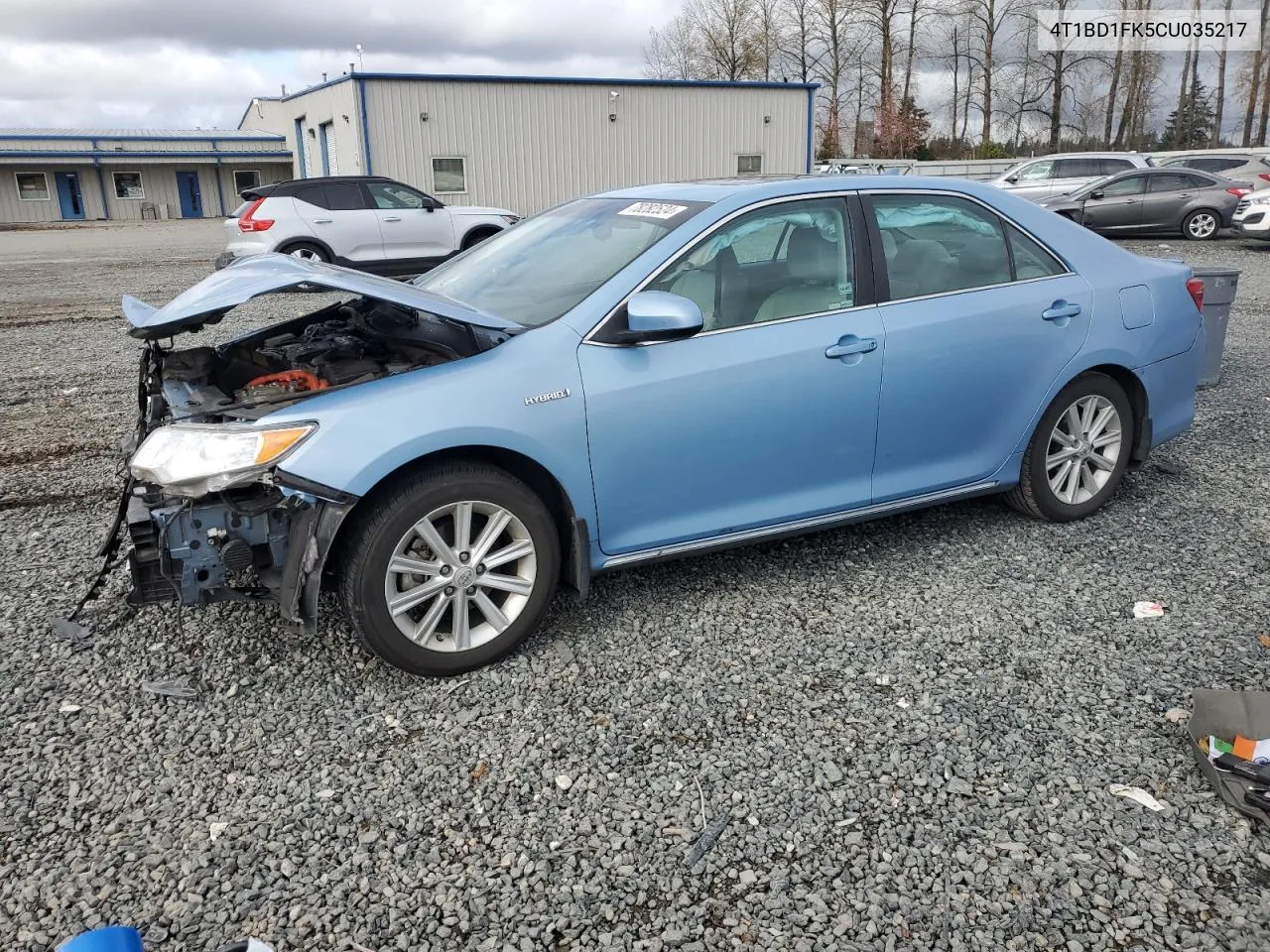 2012 Toyota Camry Hybrid VIN: 4T1BD1FK5CU035217 Lot: 78282524