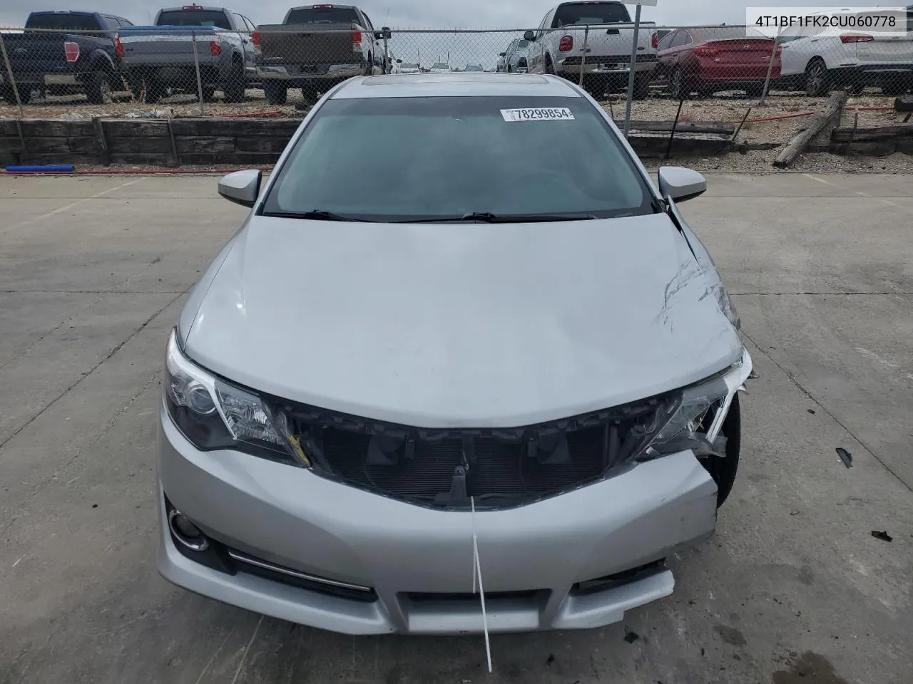 2012 Toyota Camry Base VIN: 4T1BF1FK2CU060778 Lot: 78299854