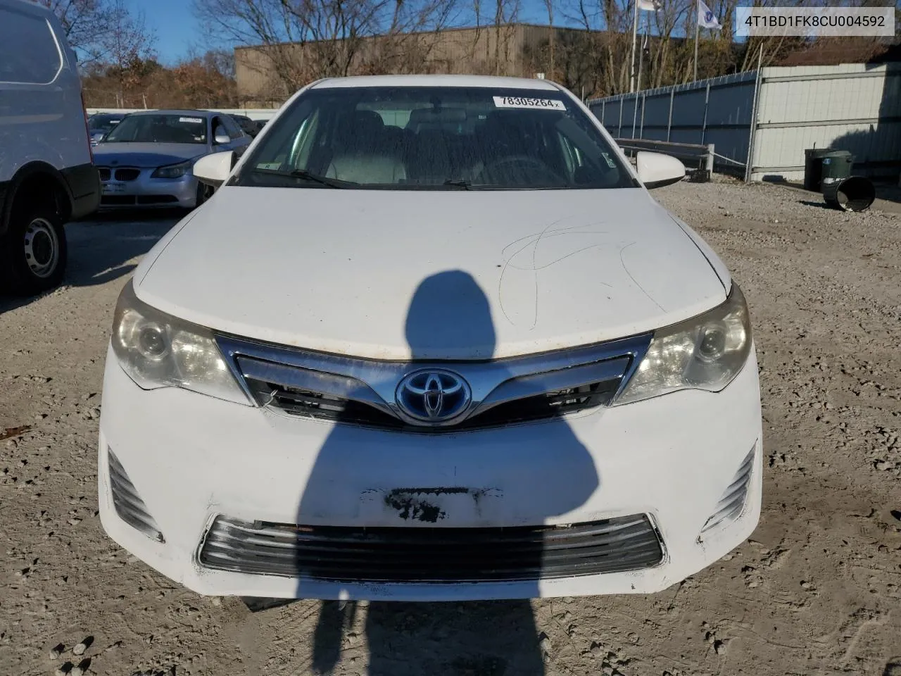 2012 Toyota Camry Hybrid VIN: 4T1BD1FK8CU004592 Lot: 78305264